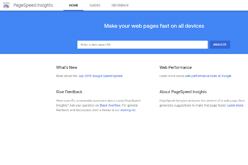 Google Page Speed Insights