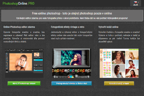 Online alternativa pro Photoshop