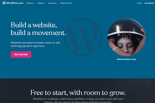 Redakční systém Wordpress online